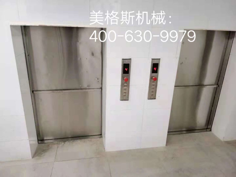 昆明澄江縣華美達廣場(chǎng)酒店傳菜電梯2臺安裝完成